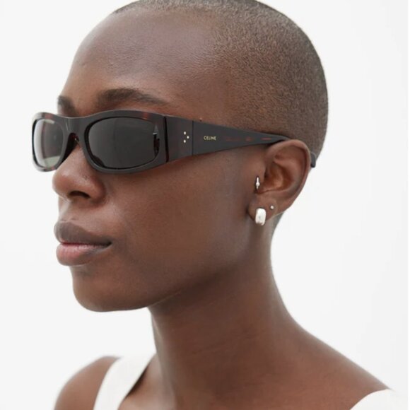 NEW CELINE SUNGLASSES, HAVANA GRAY EYEWEAR CELINE - Picture 4 of 6